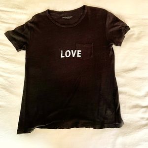 Zadig and Voltaire linen short sleeve t.